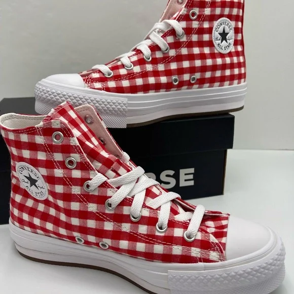 Converse WMNS Checkered High-Top
CTAS EVA LIFT HI
VINTAGE WHITE/RED Sneakers - Picture 14 of 16